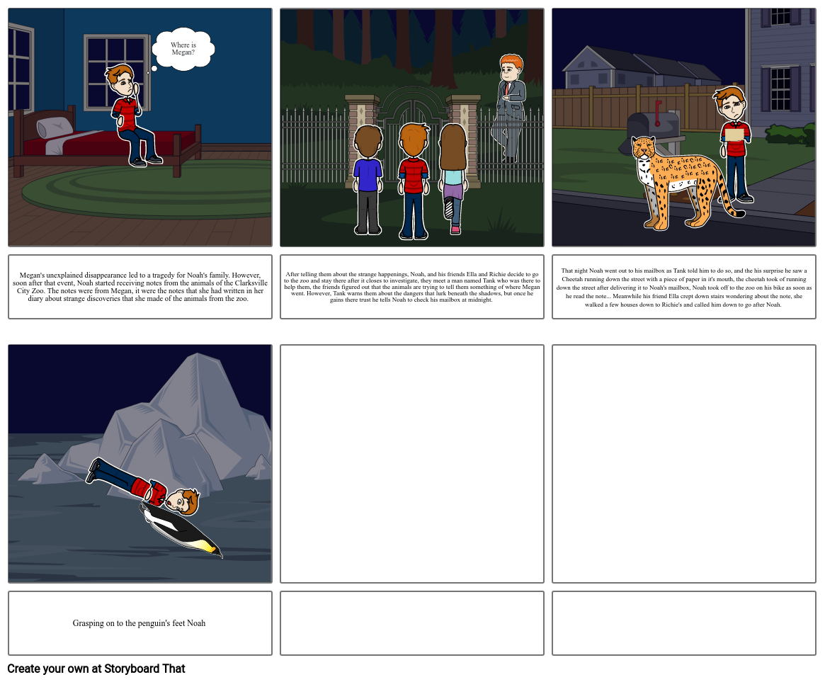 The Secret Zoo Storyboard por eea8a04c