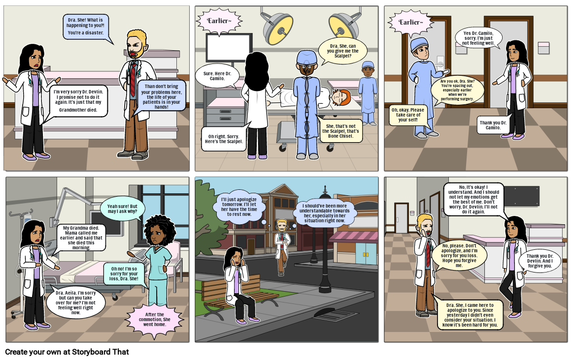 Comic Strip TLE Storyboard by eee1d911