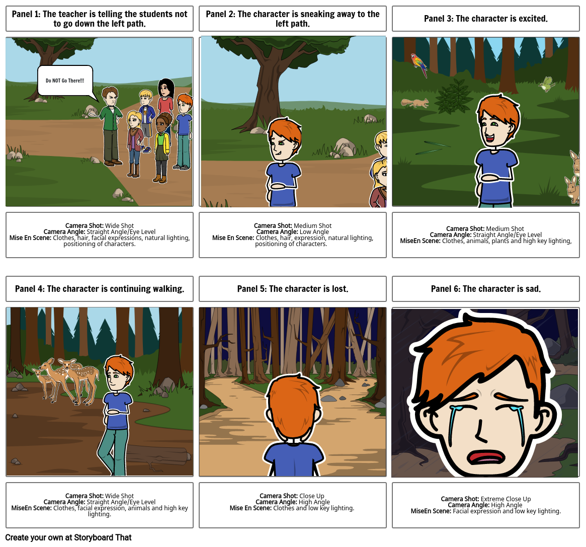English Storyboard Assignment Storyboard por ef055ad8