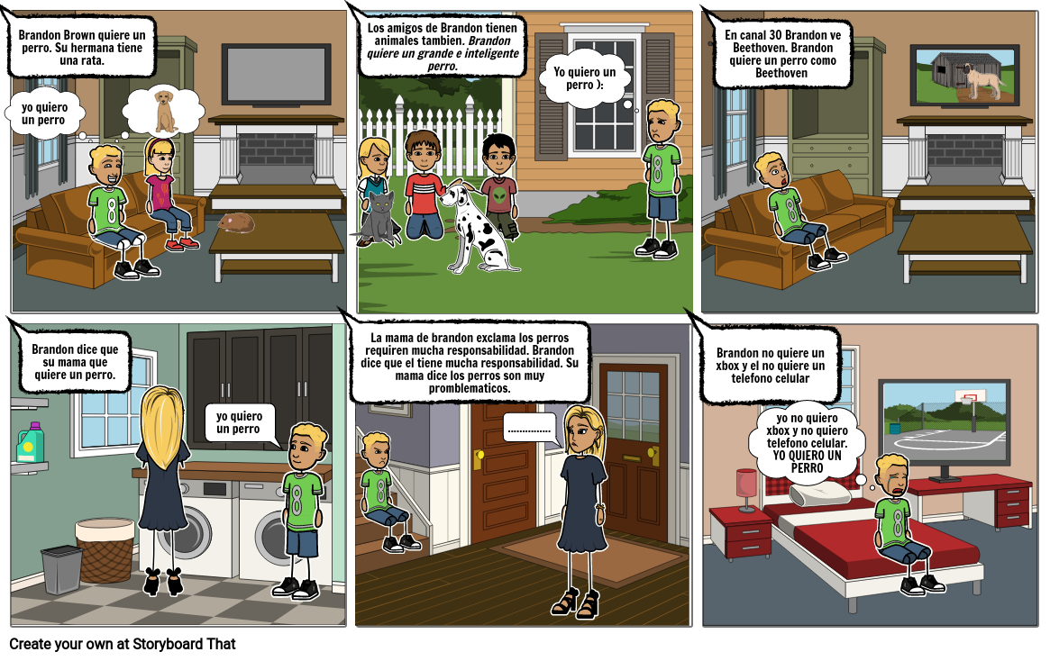 spanish project Storyboard by ef080ce462242