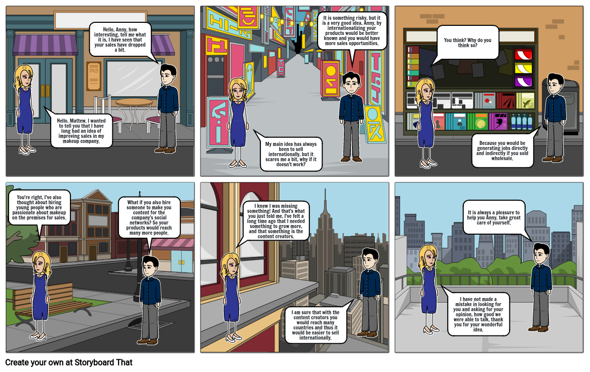 Dialogo inglés. Storyboard by ef46e6de