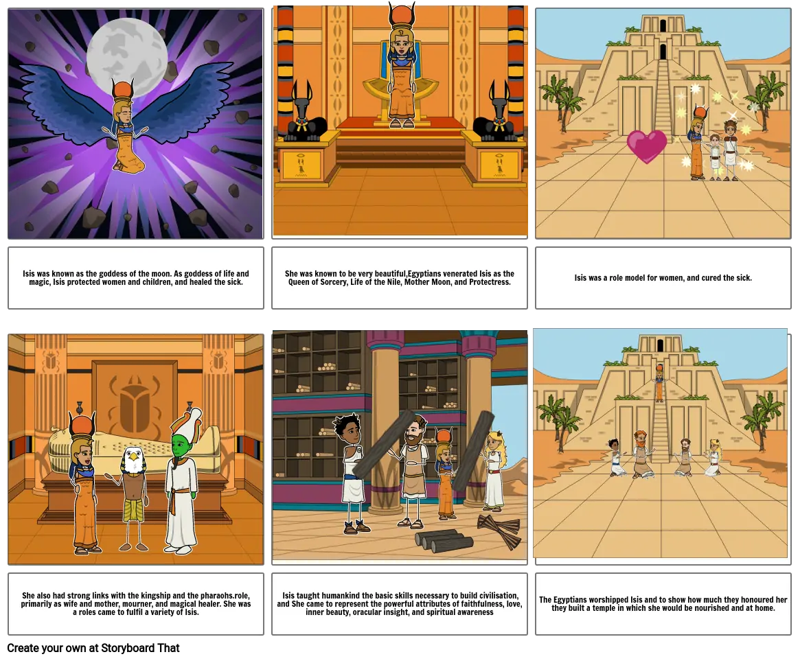 Ancient Egypt Storyboard By Ef548adc