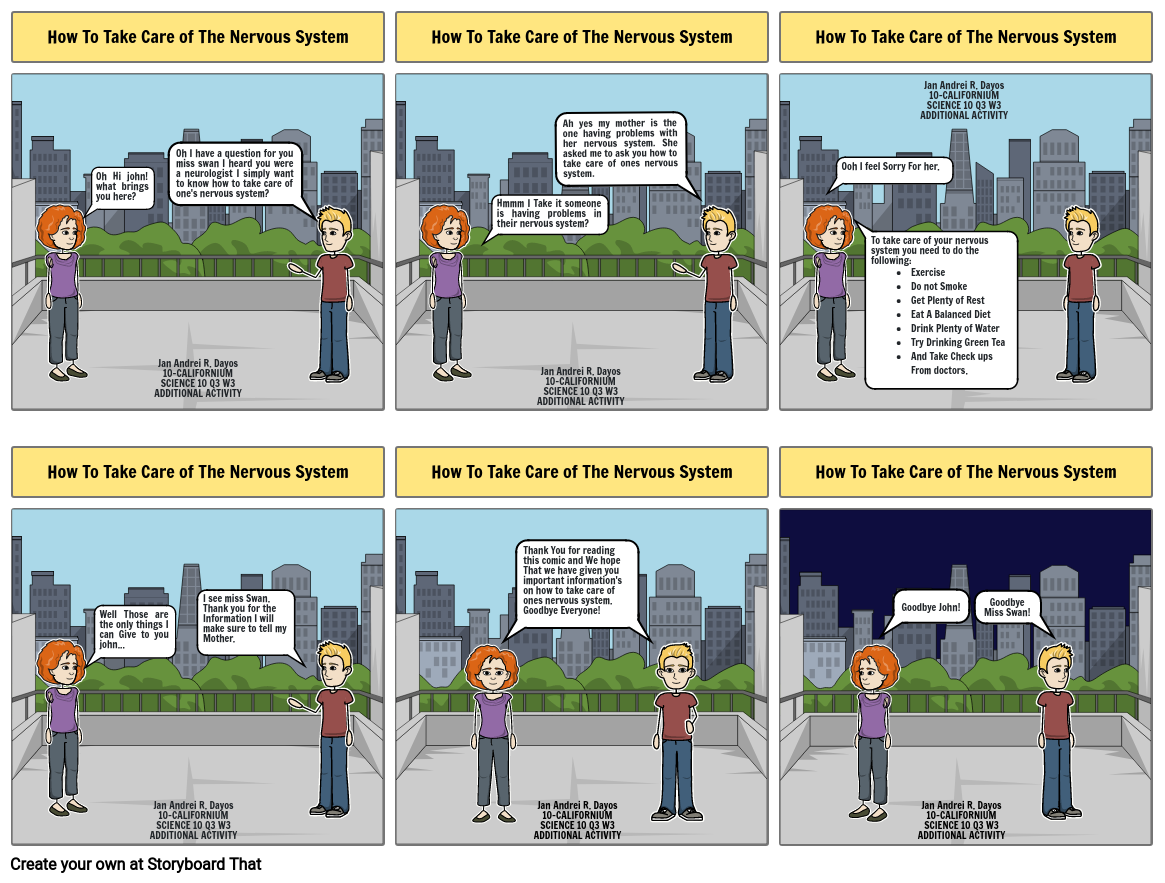 how-to-take-care-of-the-nervous-system-storyboard