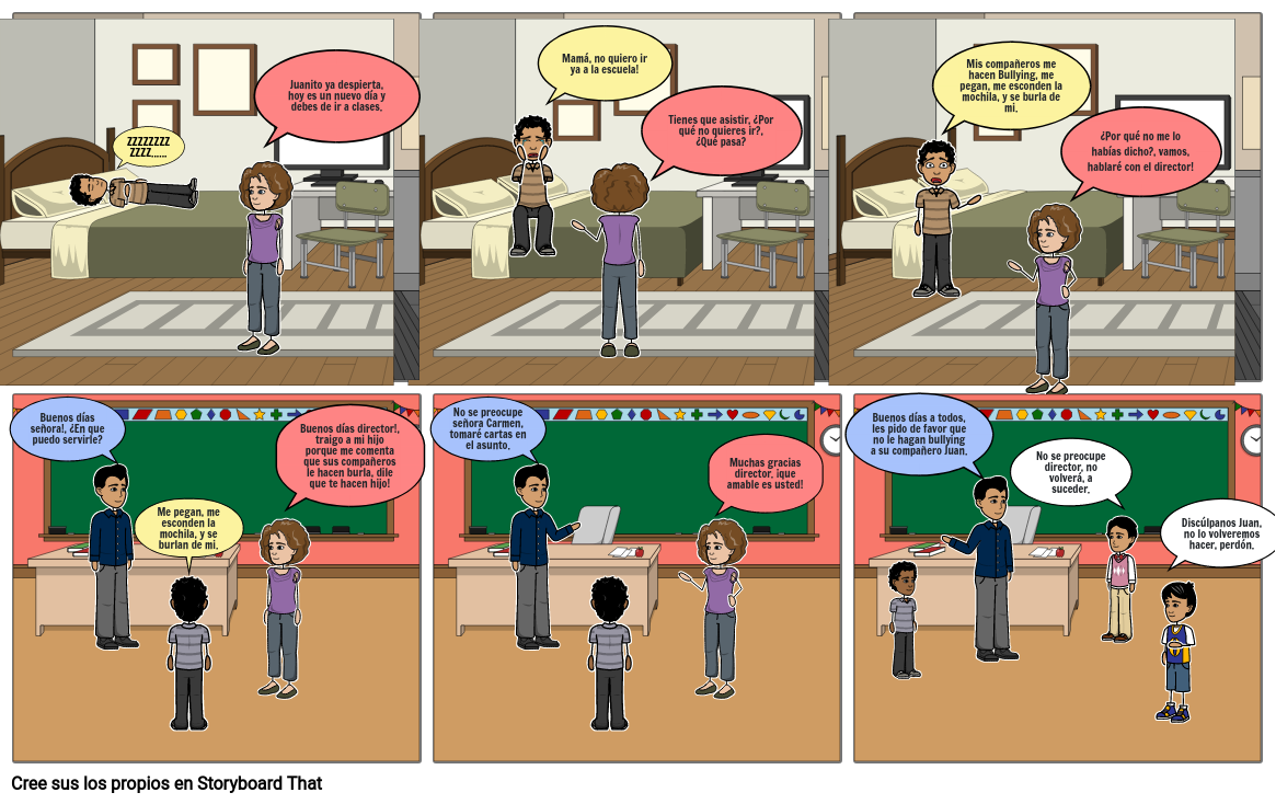 Acoso escolar. Storyboard by ef91b23f