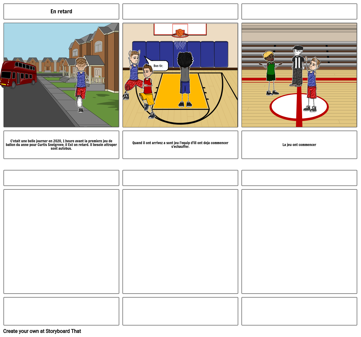 Basketball Storyboard by ef982cc3