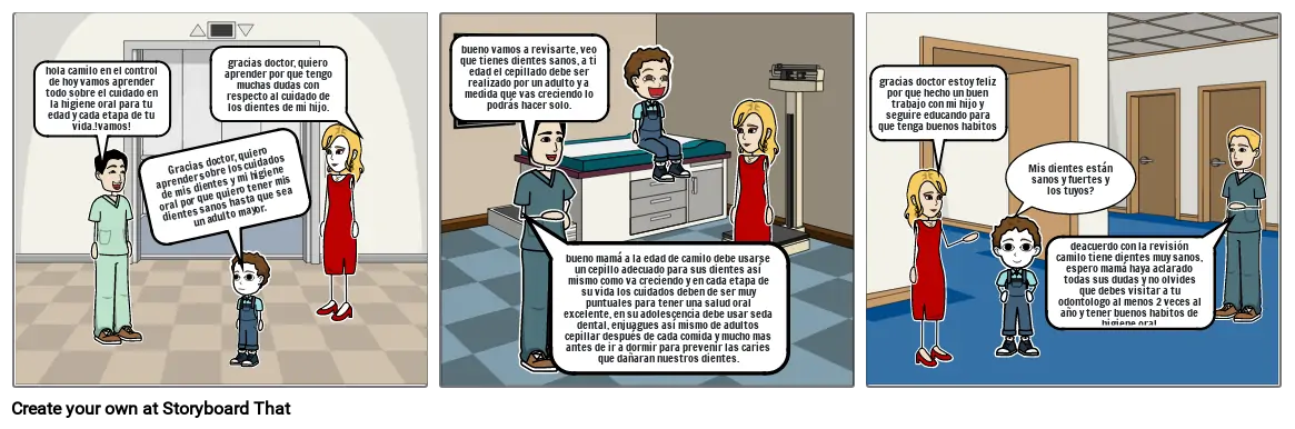 comics salud oral