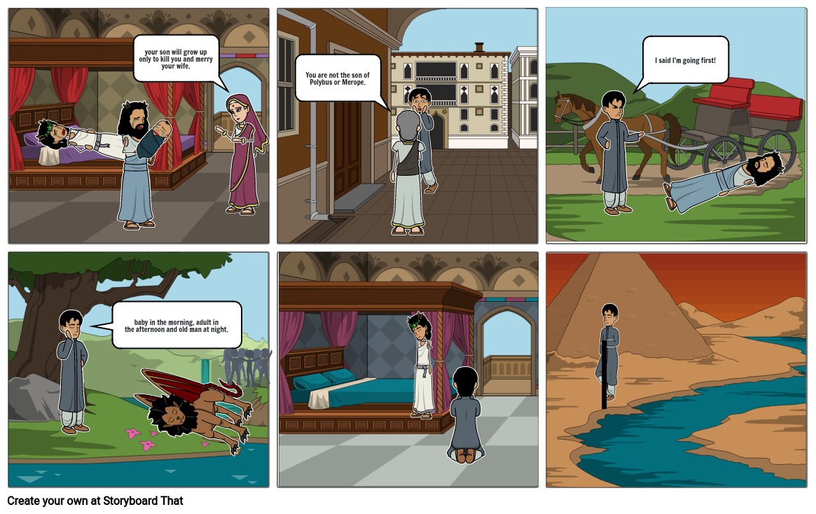 The Legend Of Oedipus Storyboard By Efe0c4da