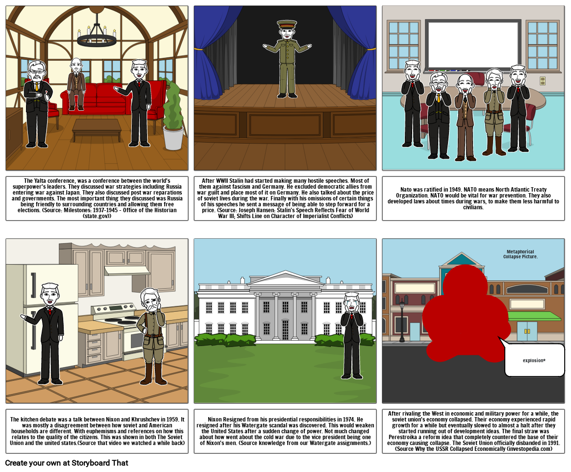 Cold War Overview Storyboard By Efe10b15