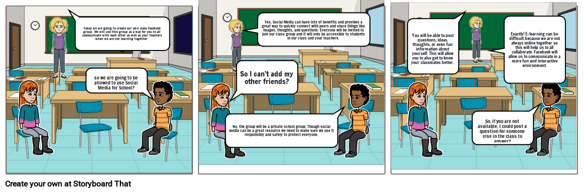 Classroom FaceBook Storyboard por efisher1234