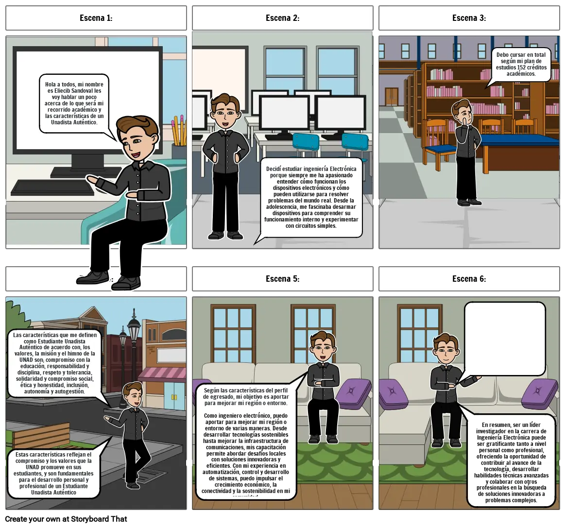 STORYBOARD ESTUDIANTE UNAD