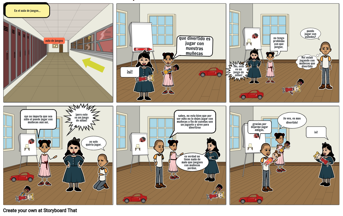 Discriminacion De Genero Storyboard By Eliuth6545 3241