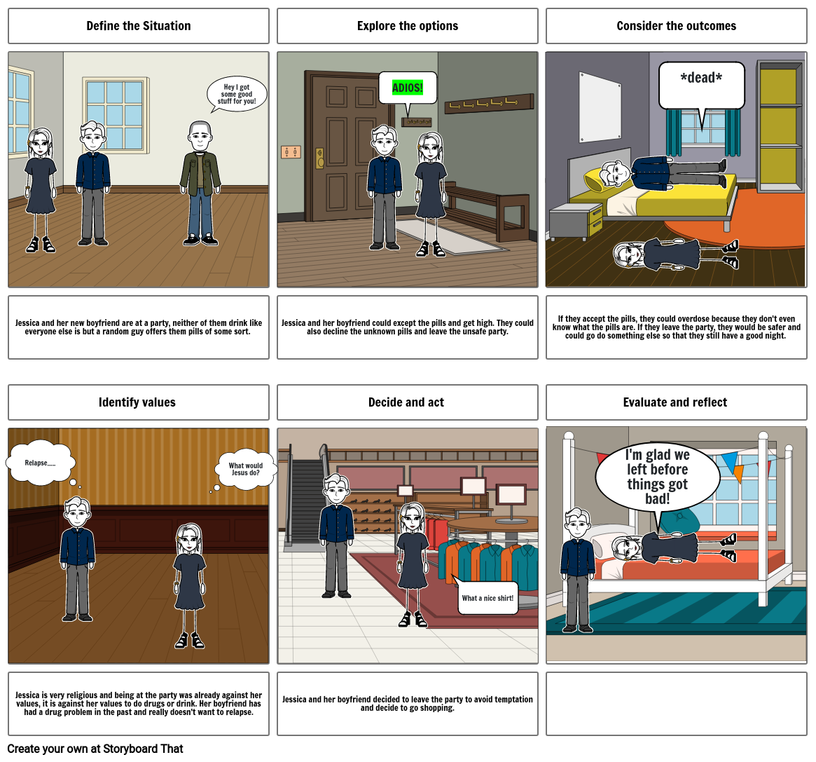 DECIDE ella boothby Storyboard por ellaboothby