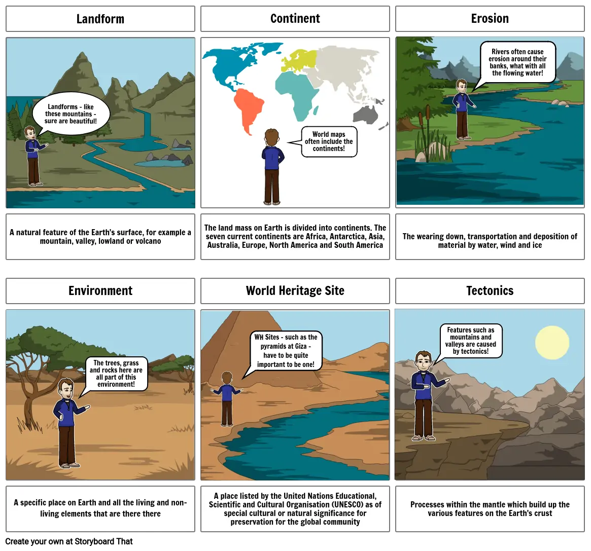 Geography Storyboard