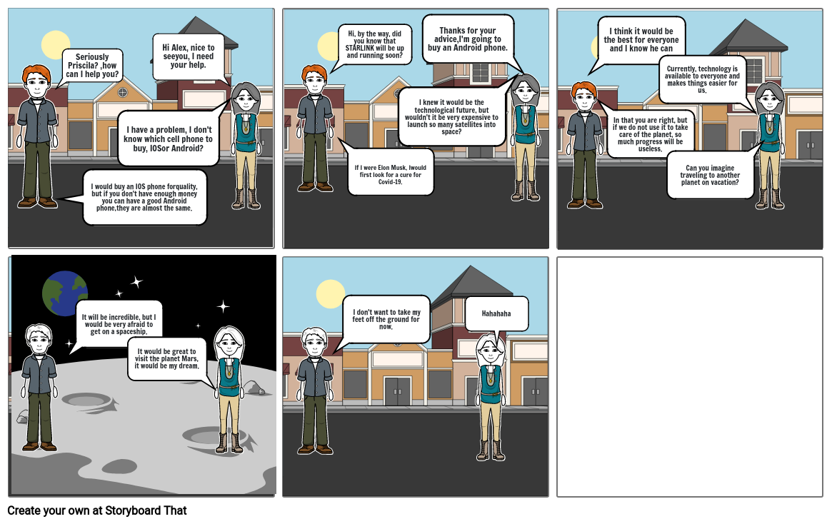 Mutual Help Made Billingual Comic Storyboard par 1c0f5200