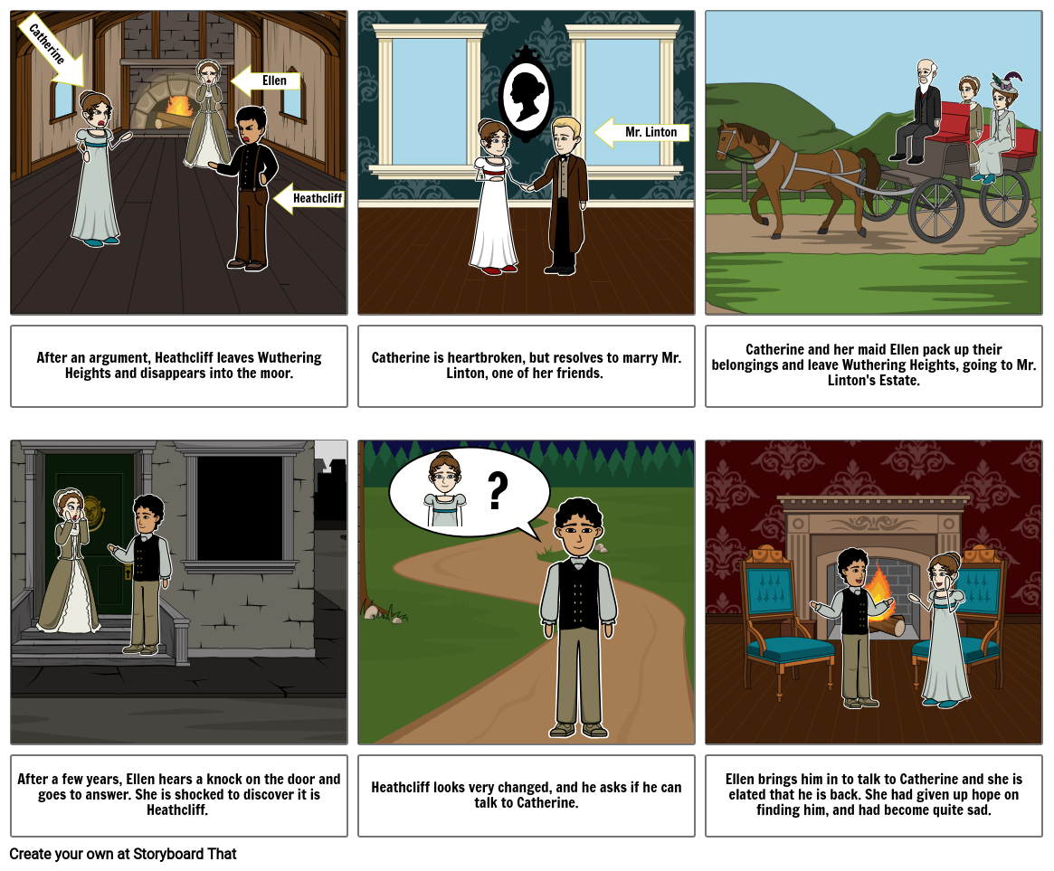 Wuthering heights Storyboard by eragonarya