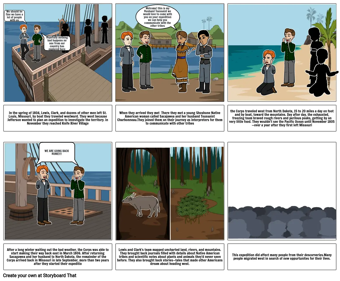 Lewis and Clark Storyboard