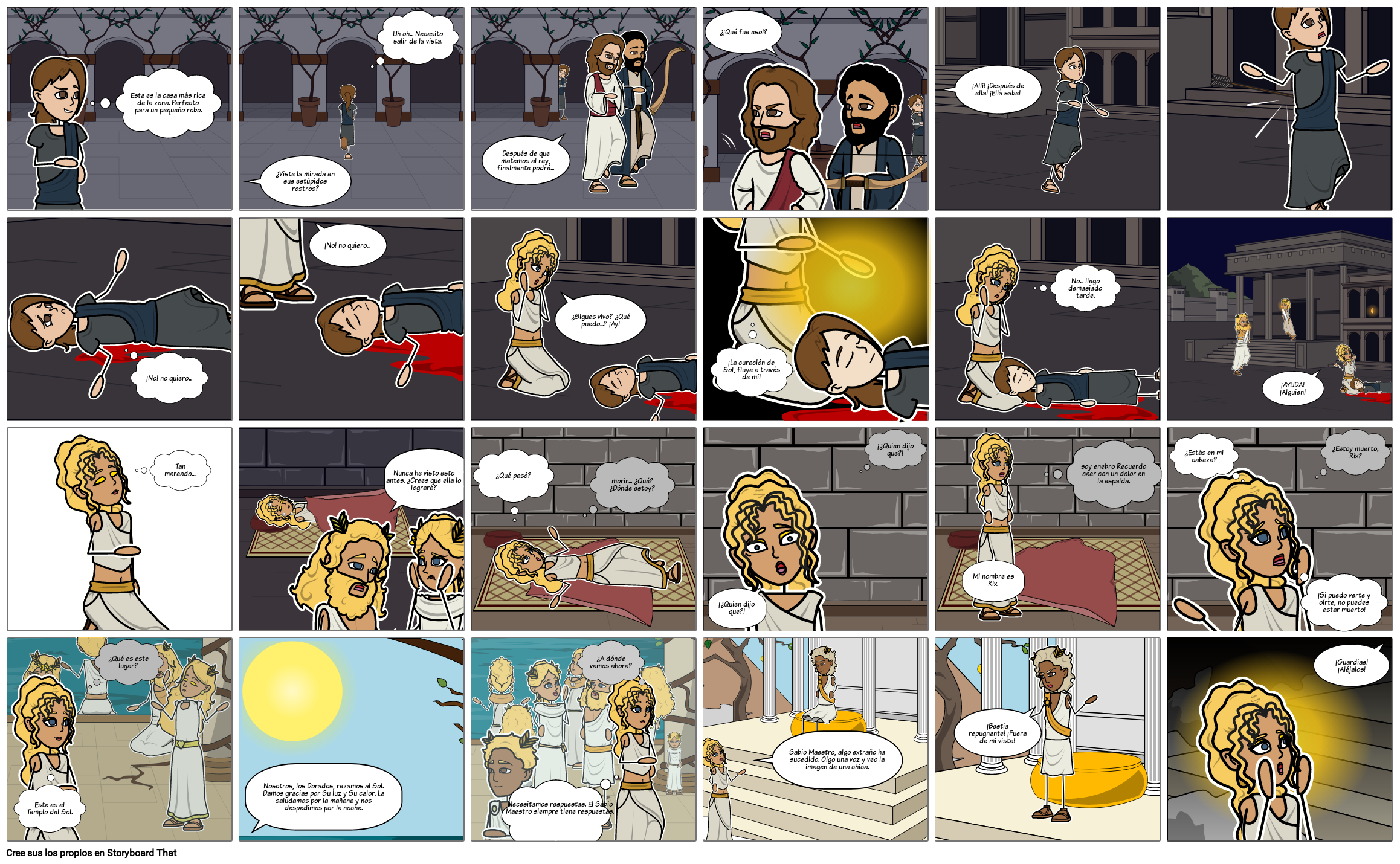  Crea Tu Propia Novela Gr fica Storyboard Par Es examples