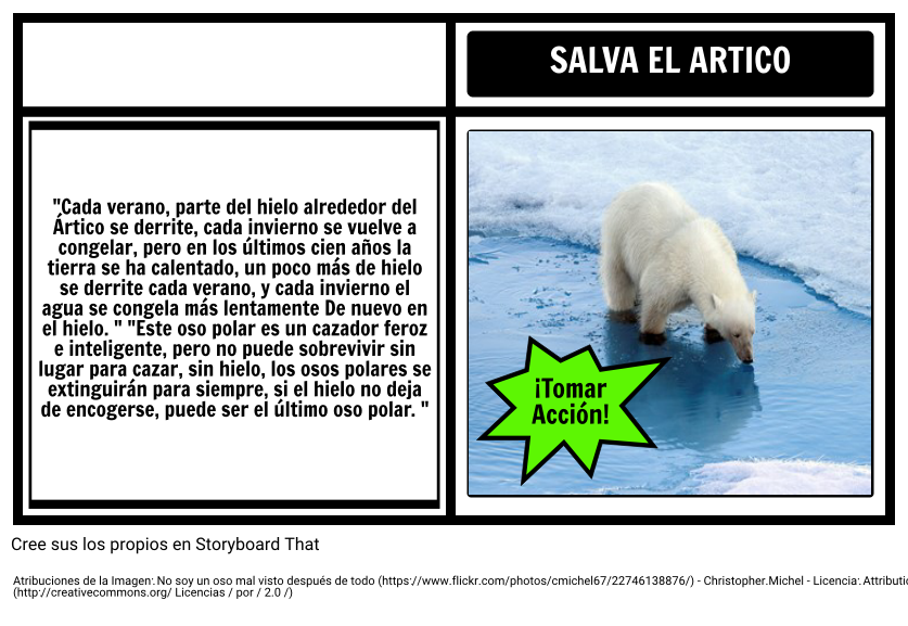 paso Permitirse obtener Dónde Viven los Osos Polares? PSA Storyboard por es-examples