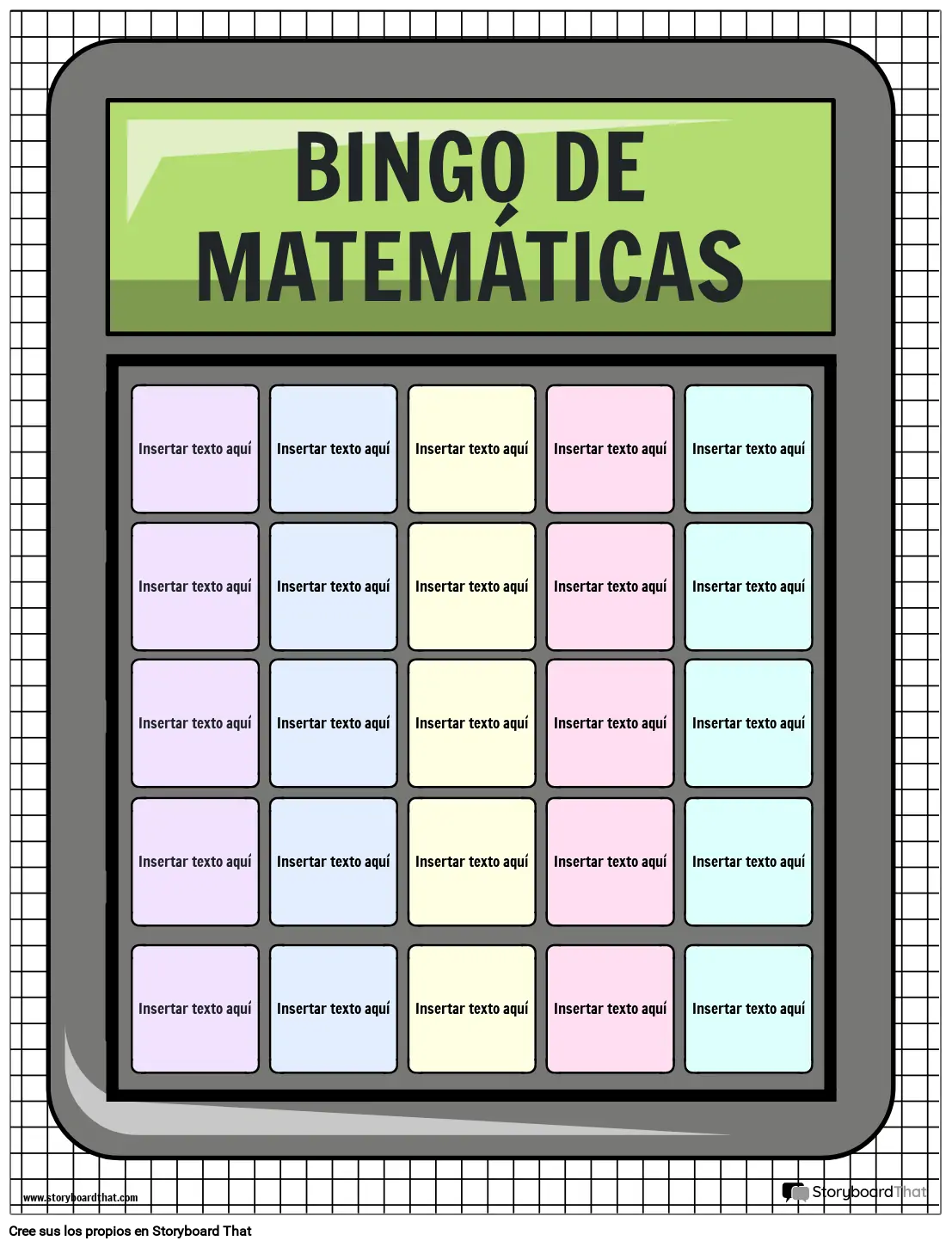 Actividad Divertida de Bingo Matemático