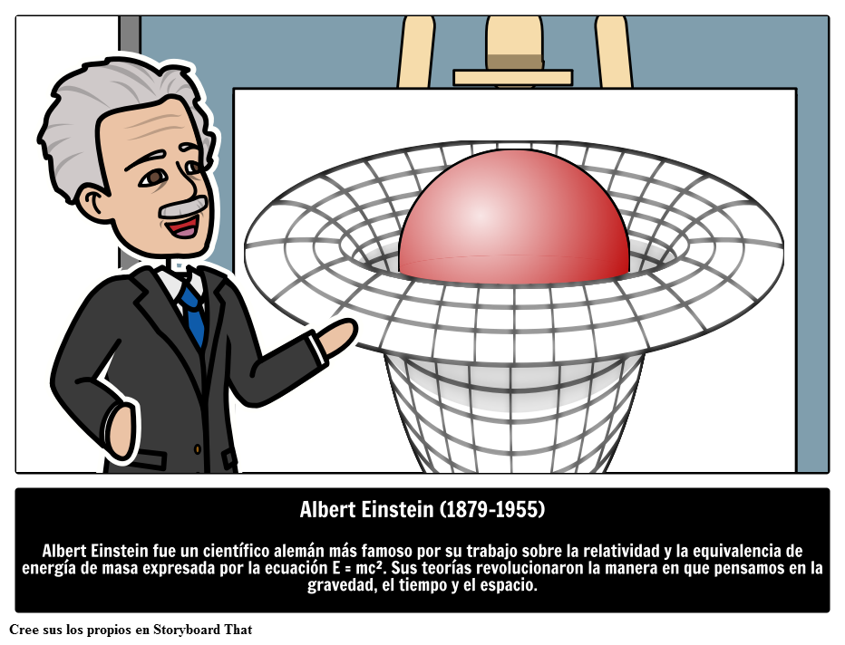 Albert Einstein - Científico Storyboard por es-examples