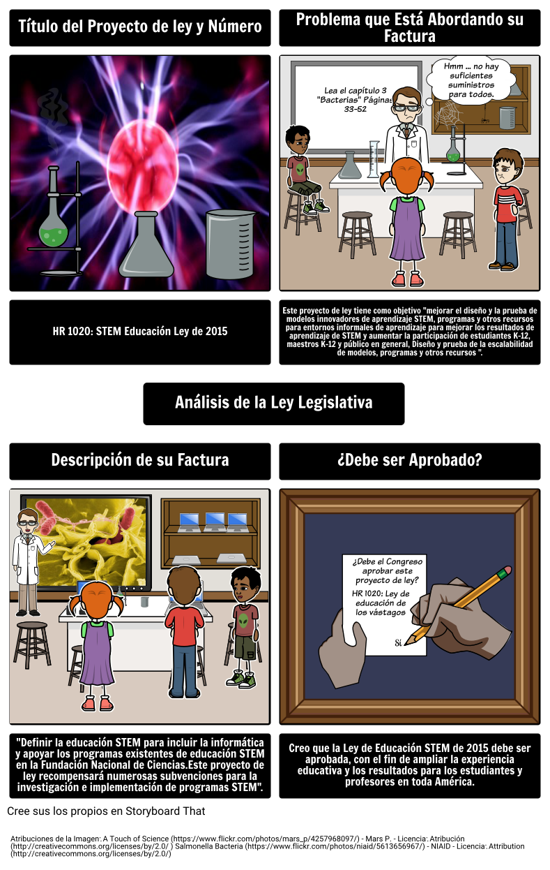 Análisis De La Ley Legislativa Ejemplo Storyboard