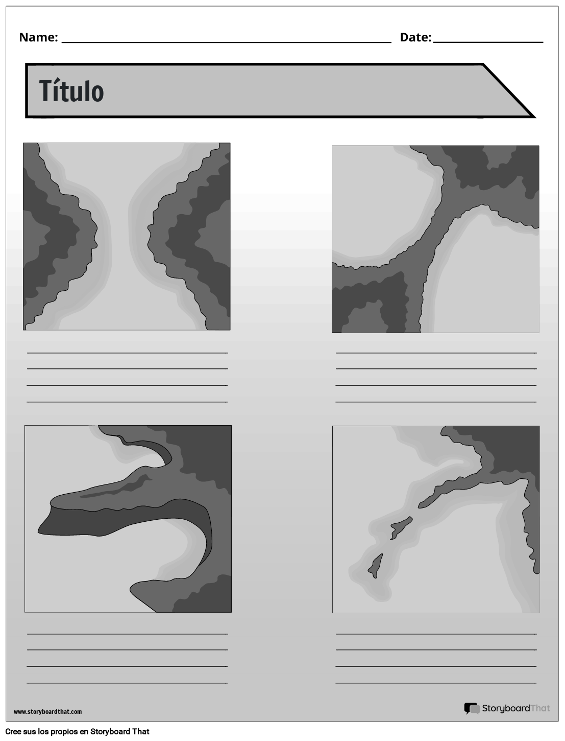 B/N Retrato B/N 1 Storyboard Por Es-examples