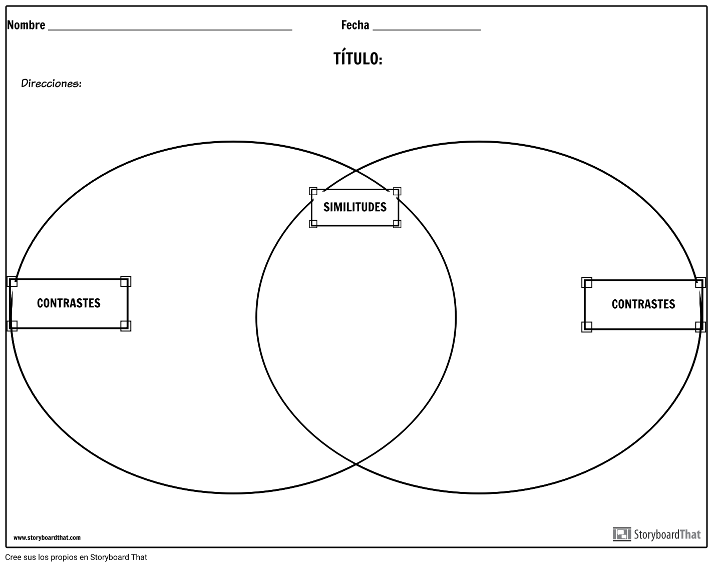 comparar y contrastar