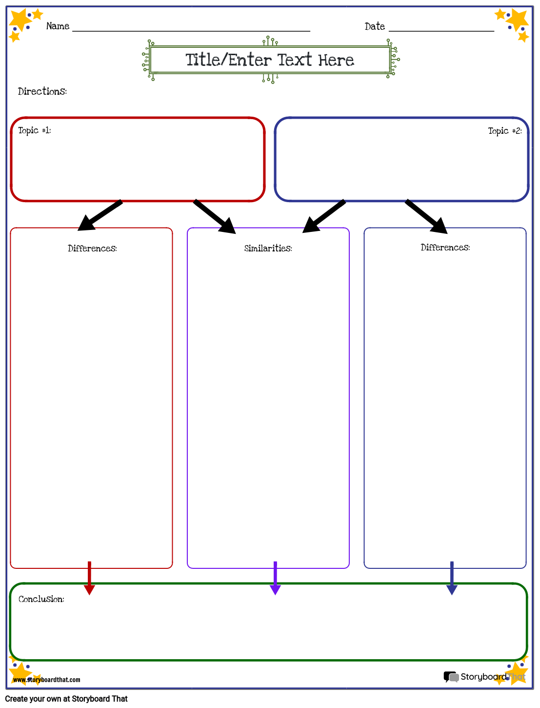 comparar y contrastar