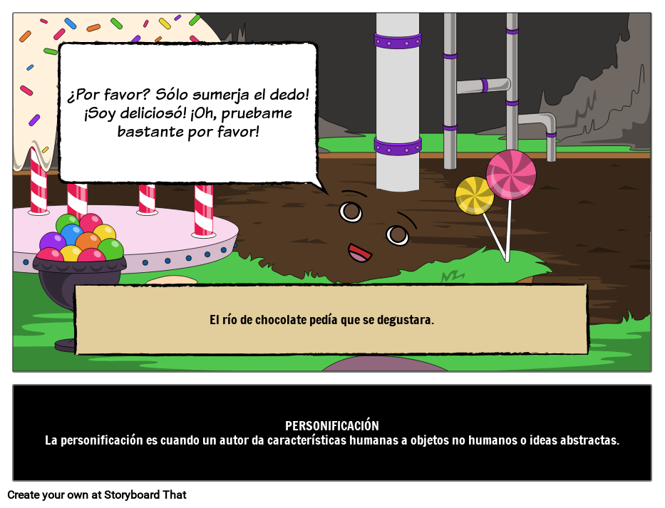 Definición de Personificación Storyboard por es-examples