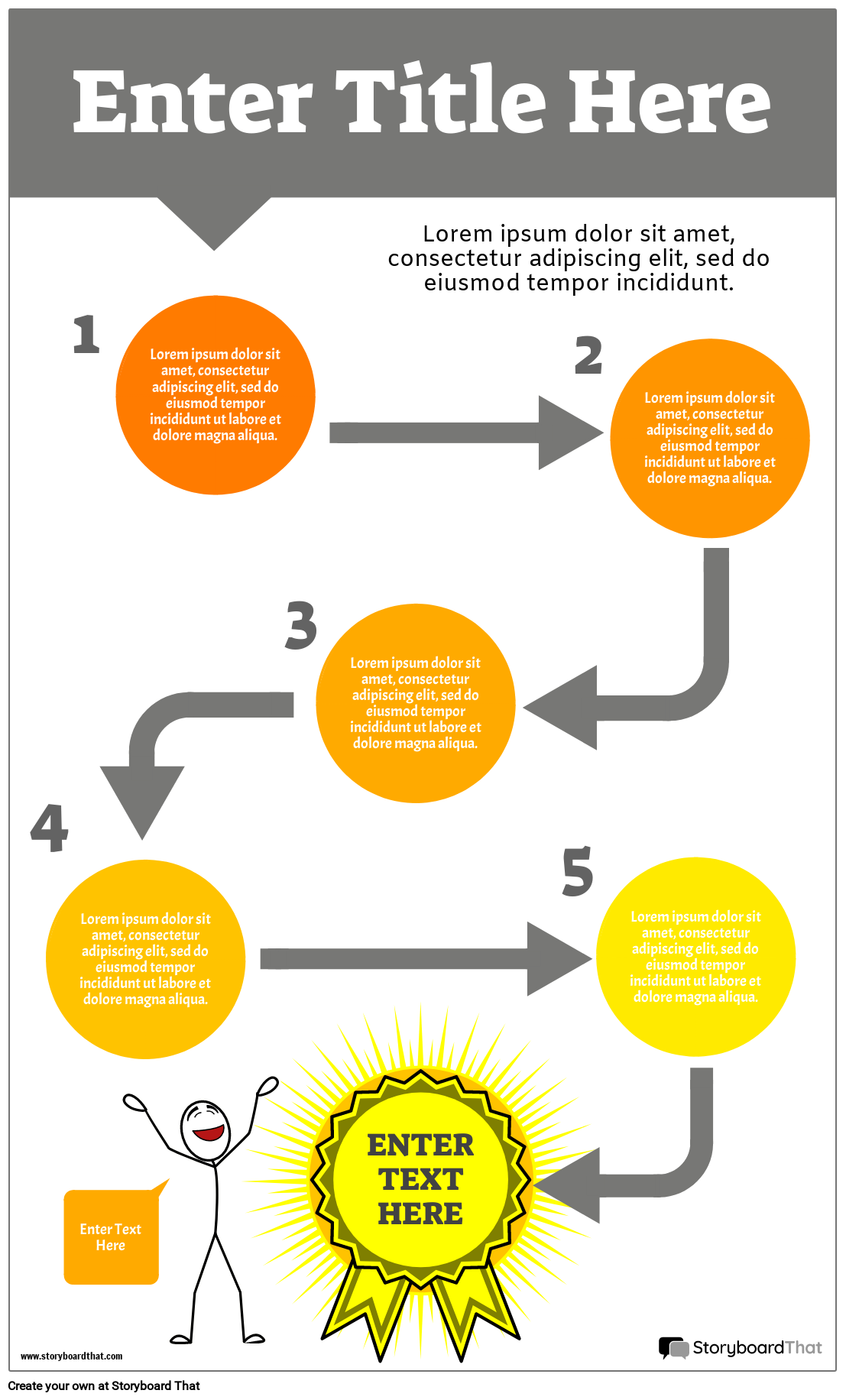 Diagrama de Flujo Infografía Retrato Color Storyboard