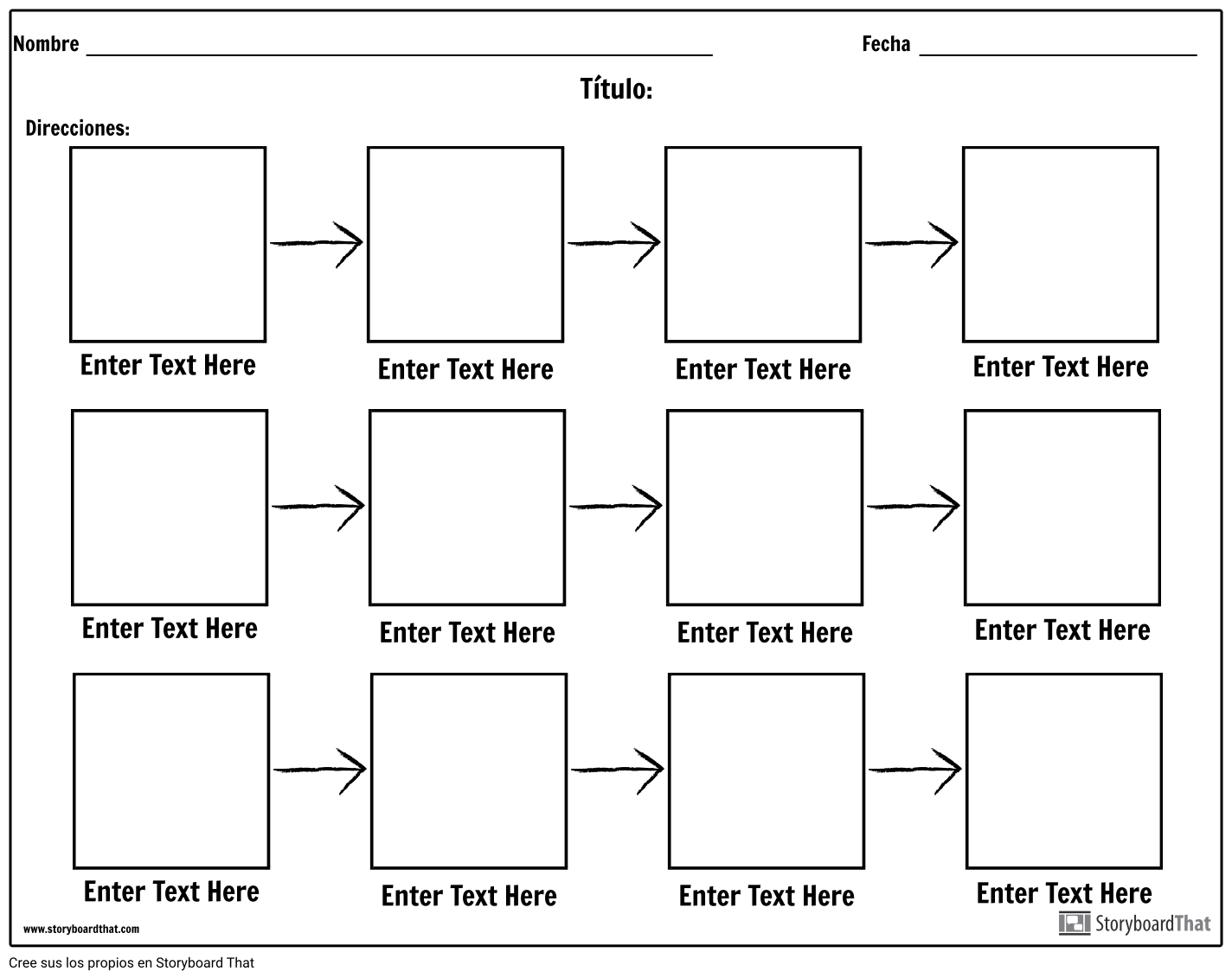 Diagrama De Flujo Simple 3 Filas Storyboard By Es Examples