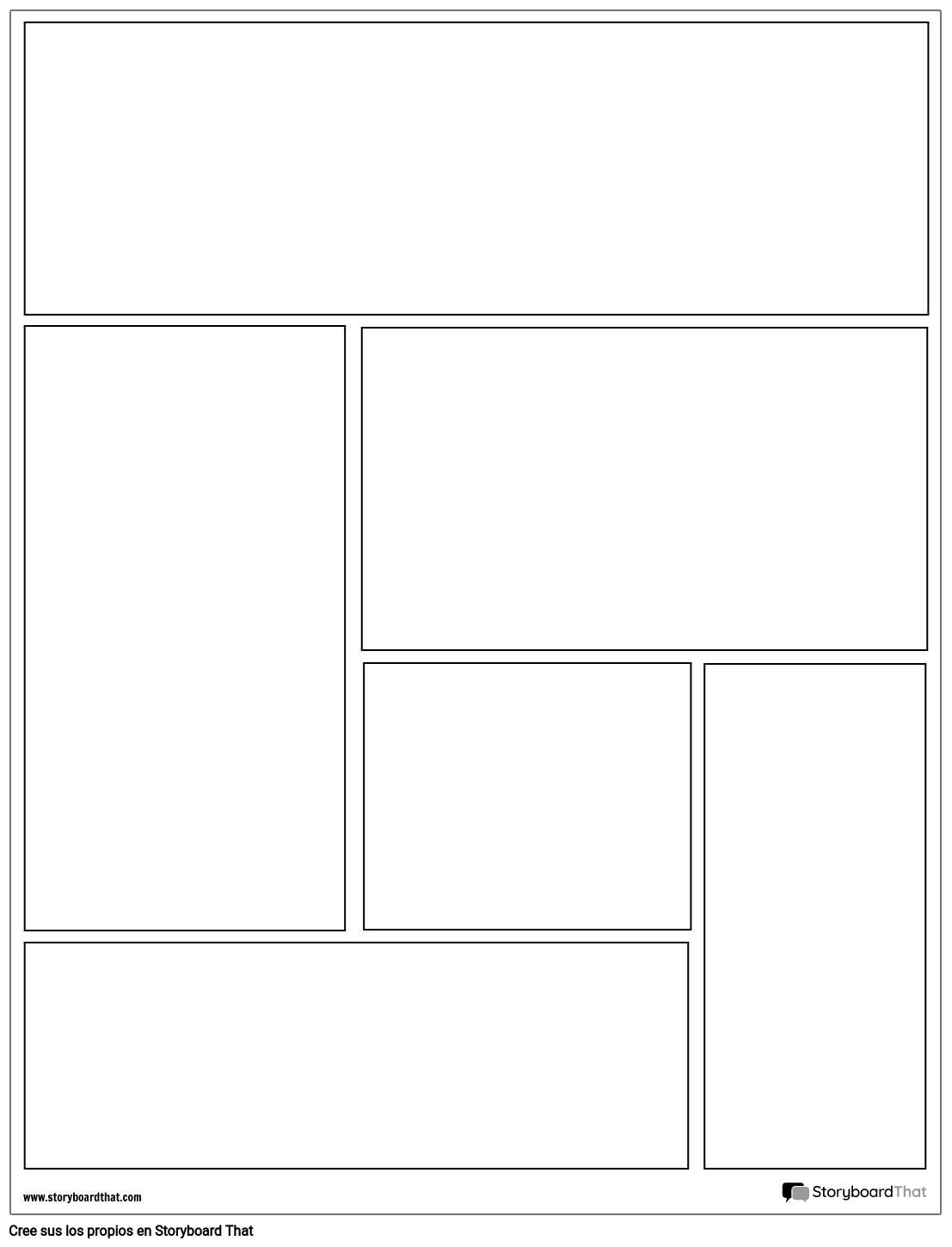 Diseño De Novela Gráfica Storyboard By Es Examples 