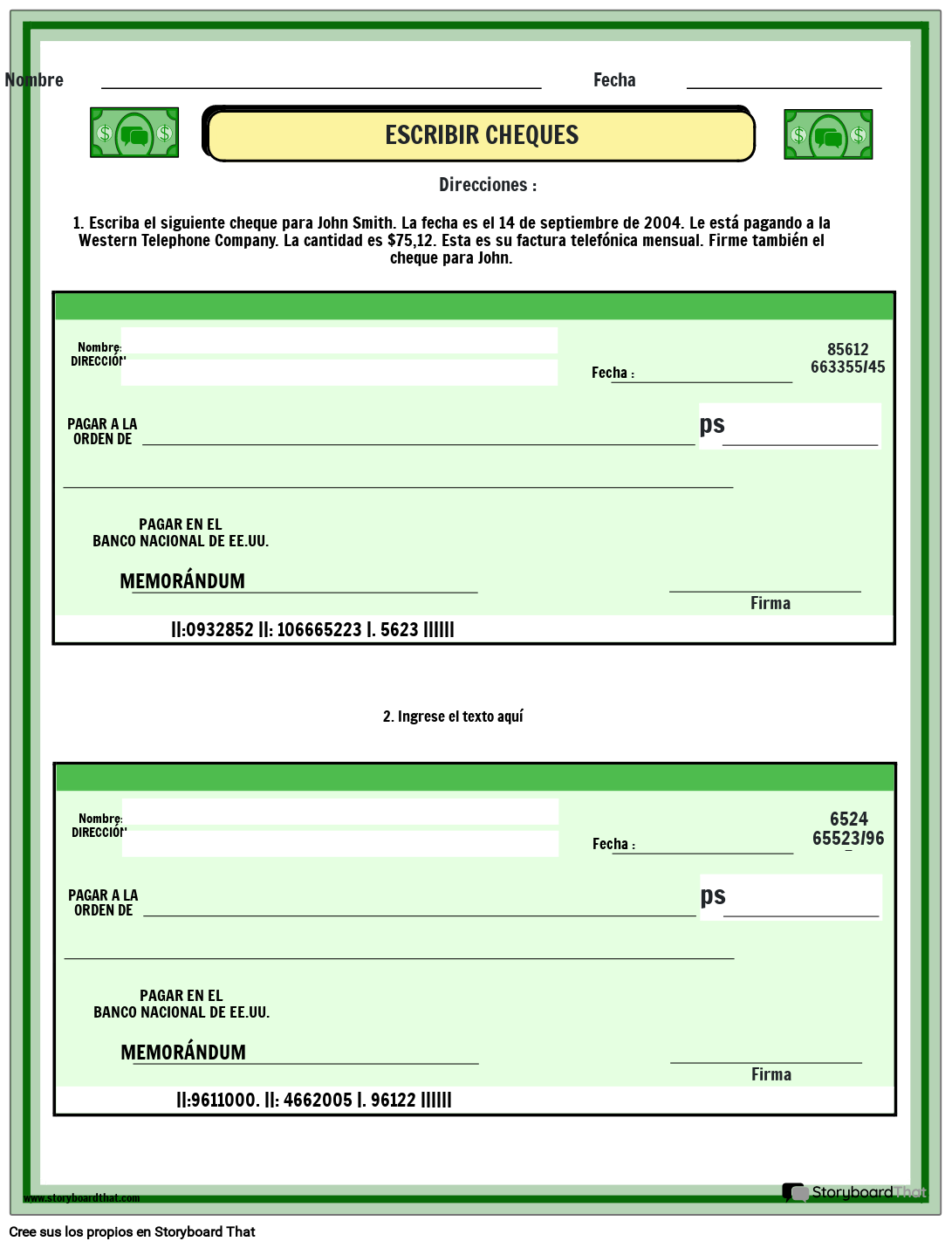 escribir-cheques-storyboard-by-es-examples