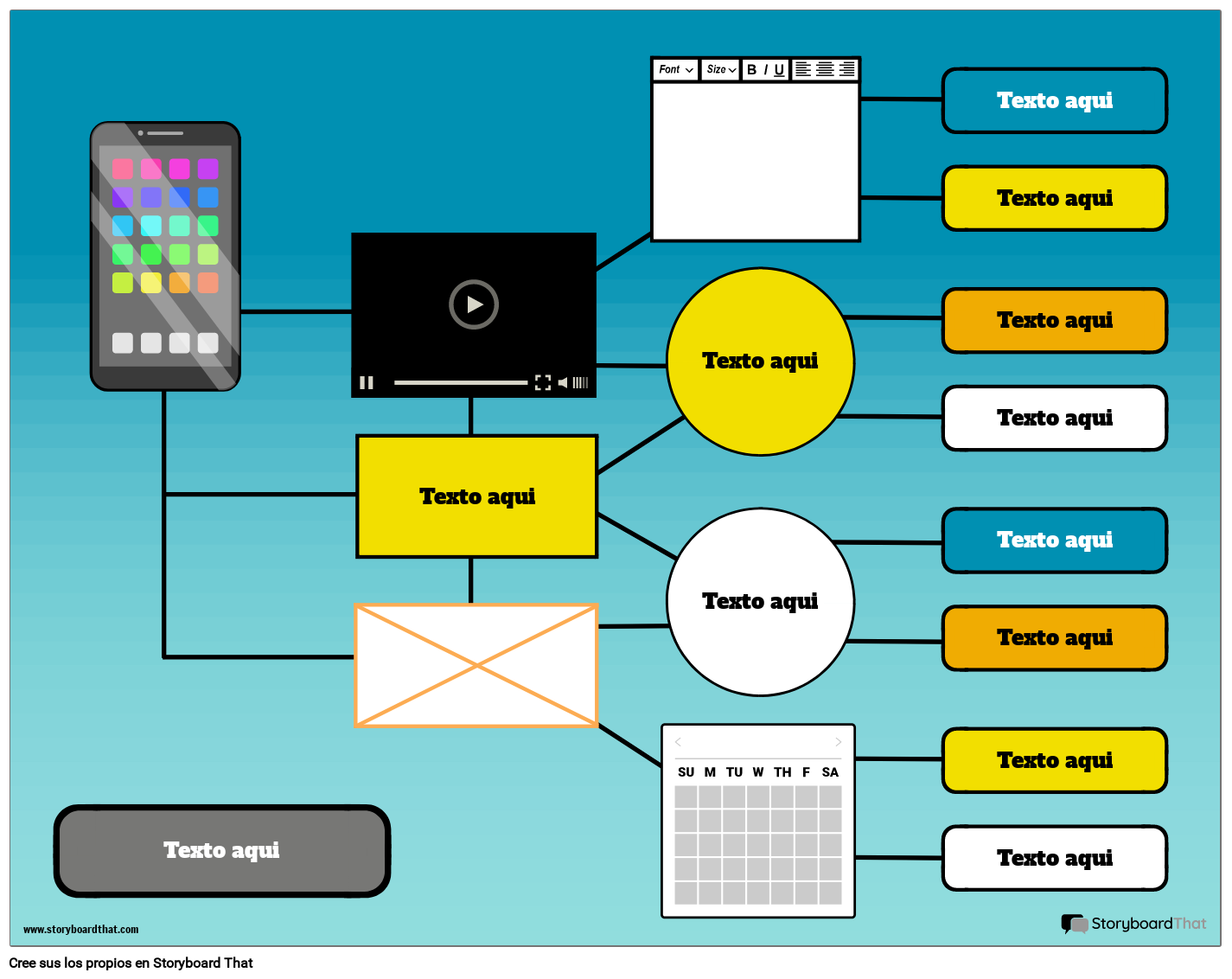 Flujo De Usuario Storyboard Por Es Examples