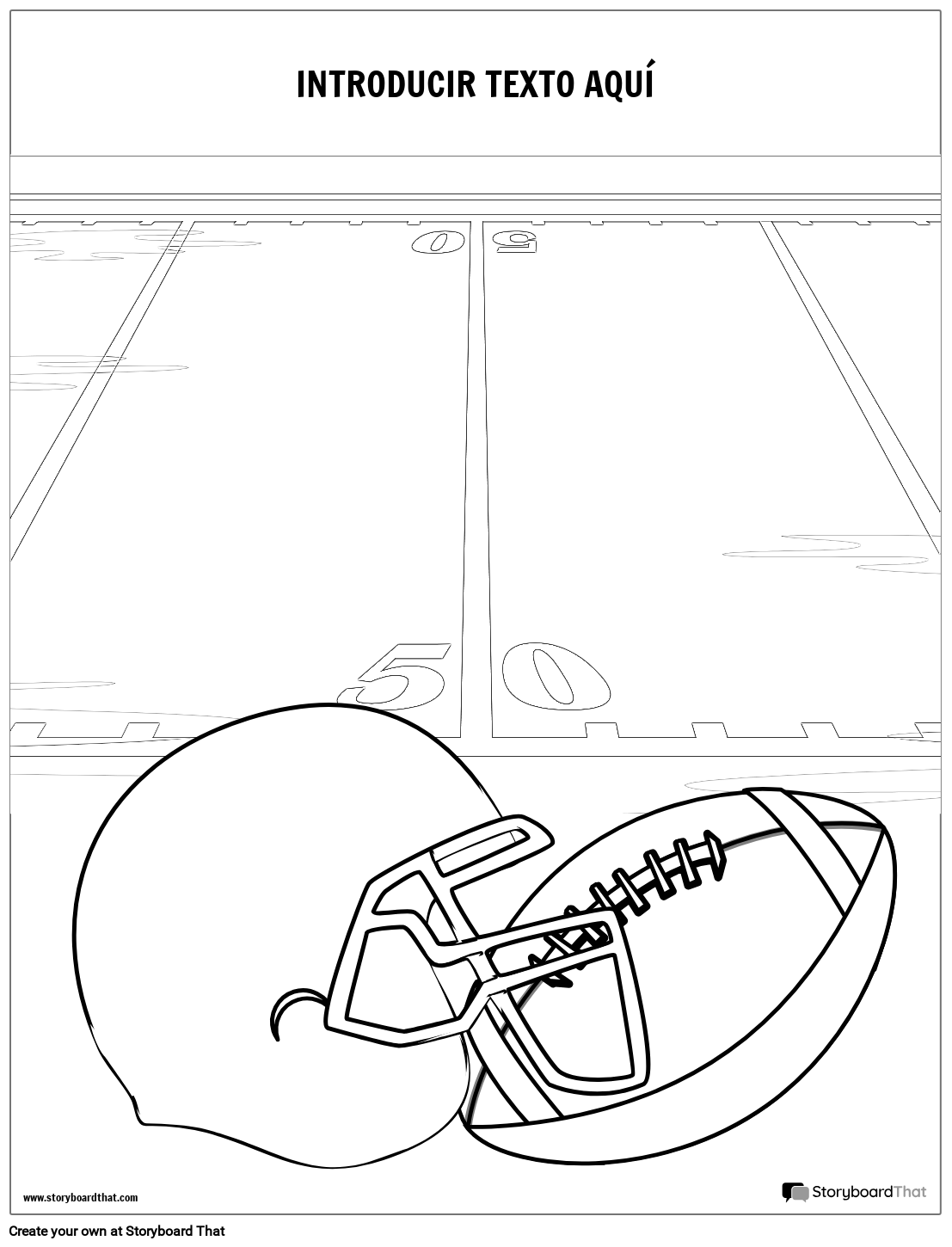 Fútbol Americano Storyboard por esexamples