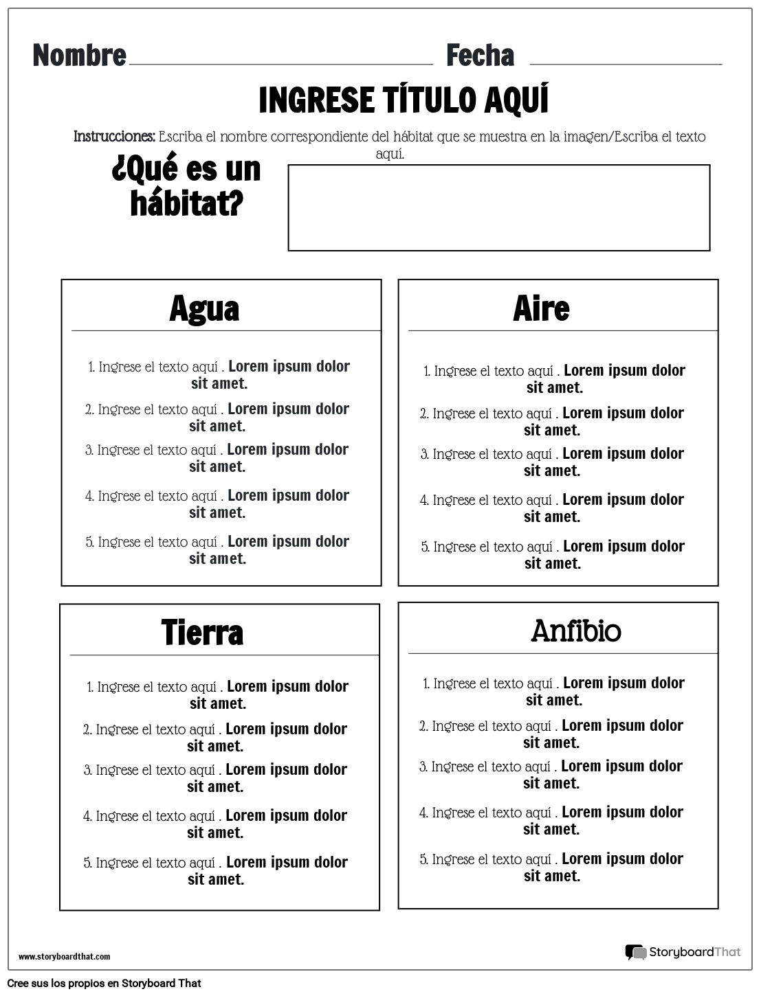 hoja-de-trabajo-de-ecosistemas-en-escala-de-grises