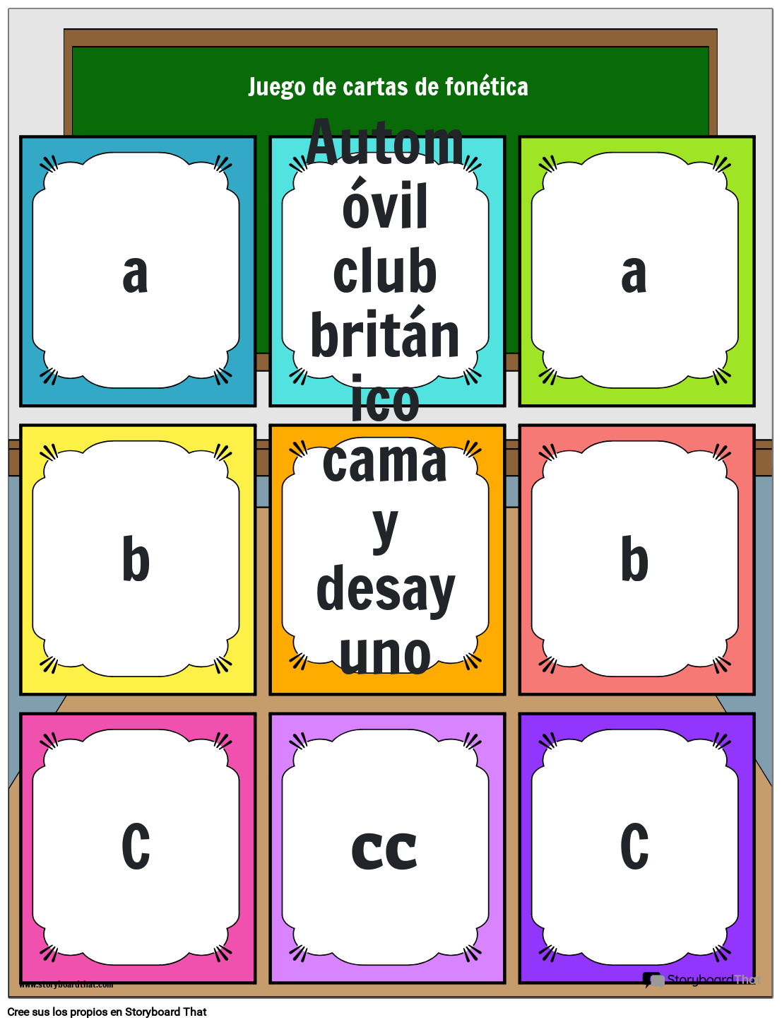 Juego De Cartas De Fon tica Imprimible Storyboard juego-de-cartas-de-fon-tica-imprimible-storyboard
