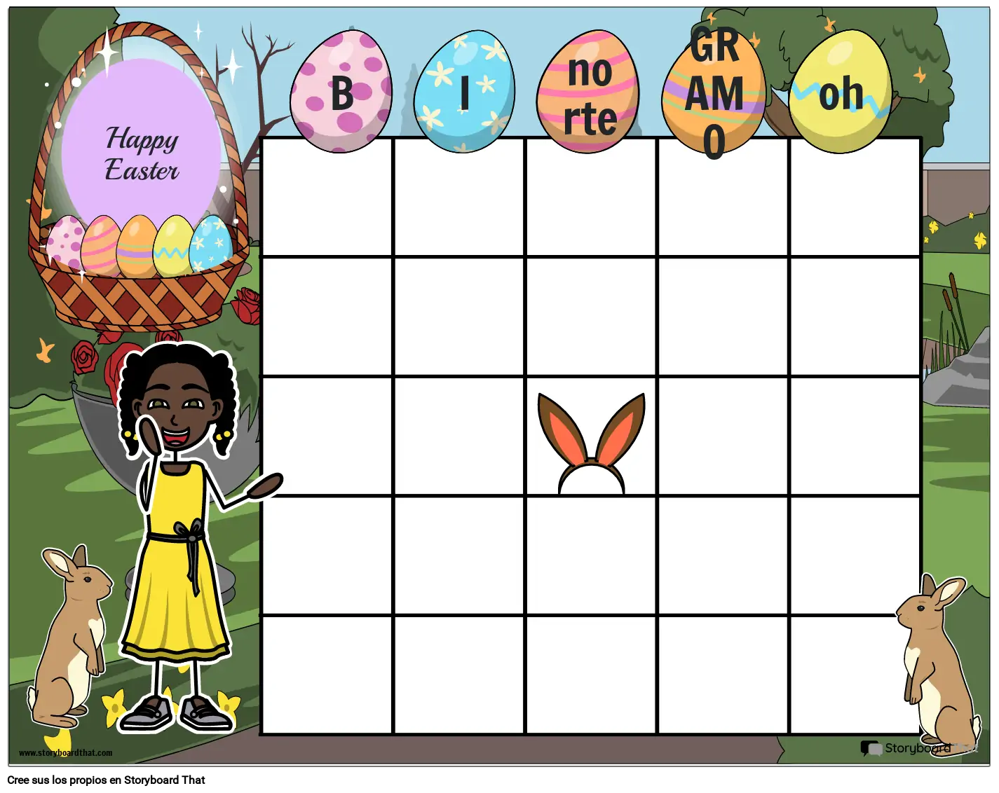 Juego de Mesa Happy Easter Egg Hunt