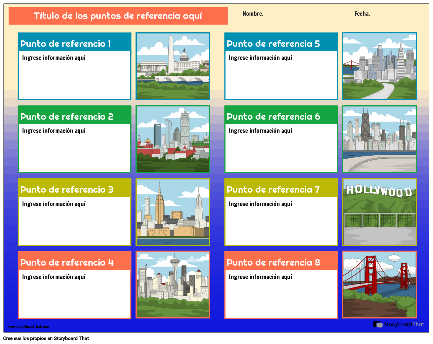 Lan Mar Paisaje Color 3 Storyboard por es-examples
