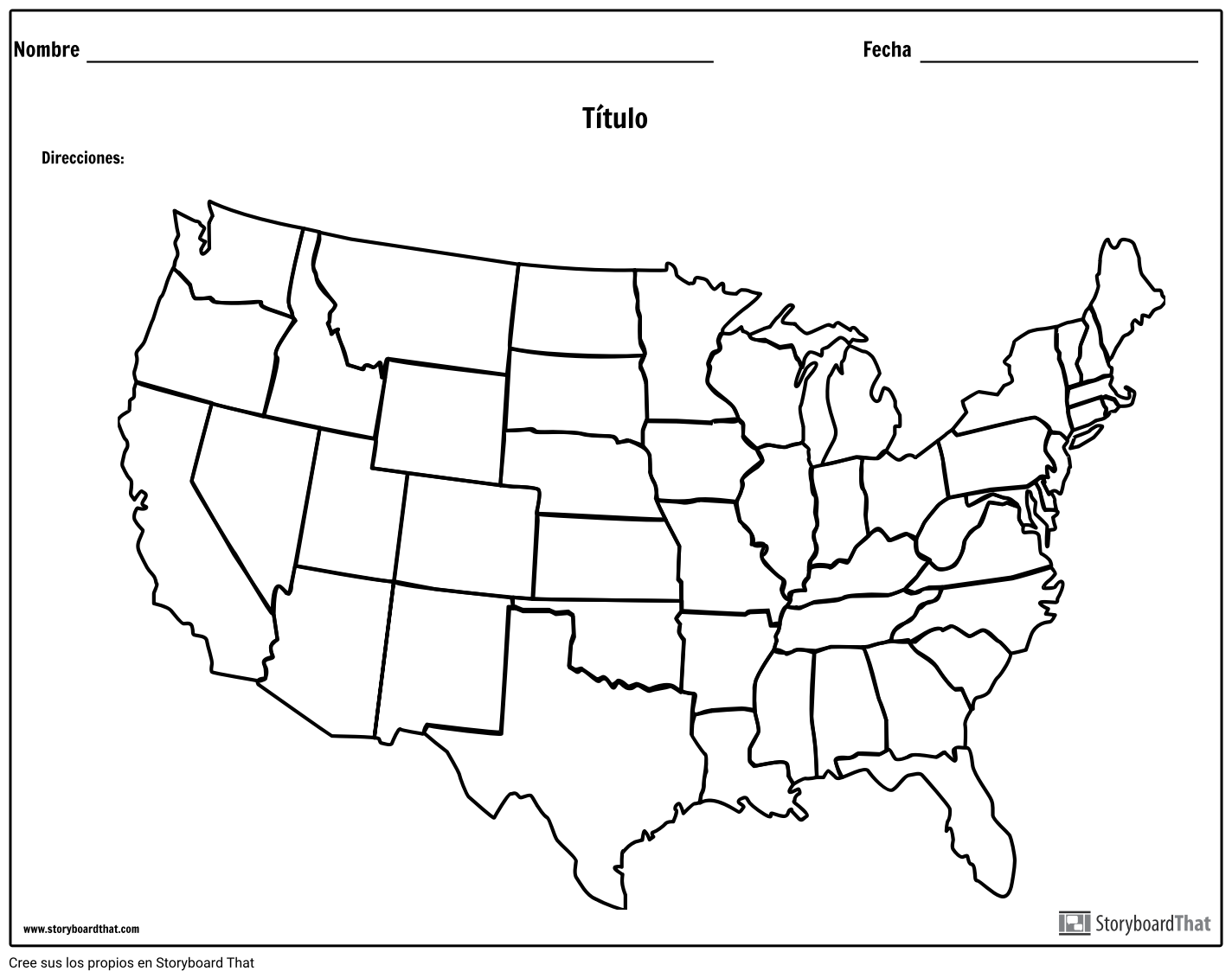 Mapa De Estados Unidos Con Nombres Para Imprimir En Pdf 2022 Pdmrea