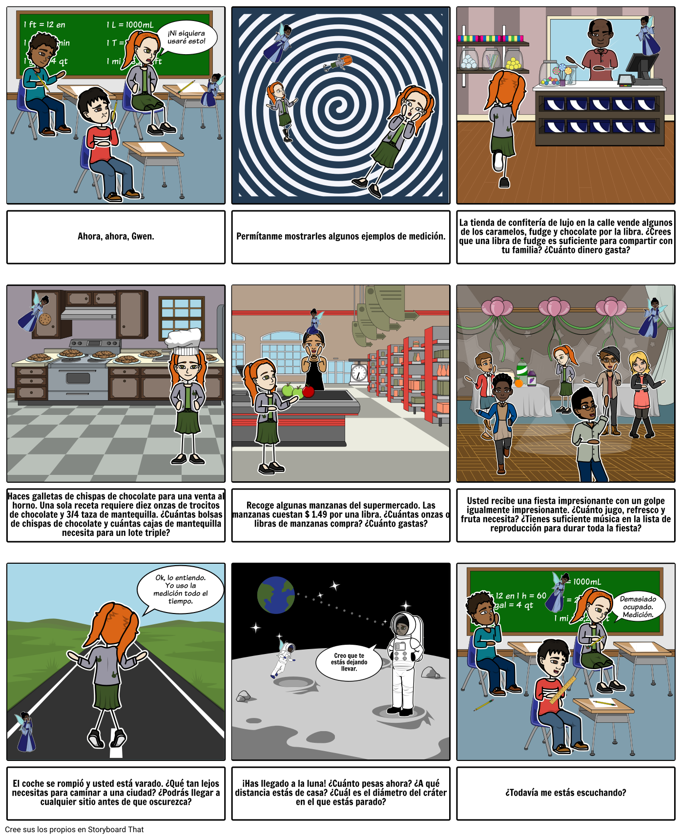 Medición En La Vida Cotidiana Storyboard By Es Examples 0013