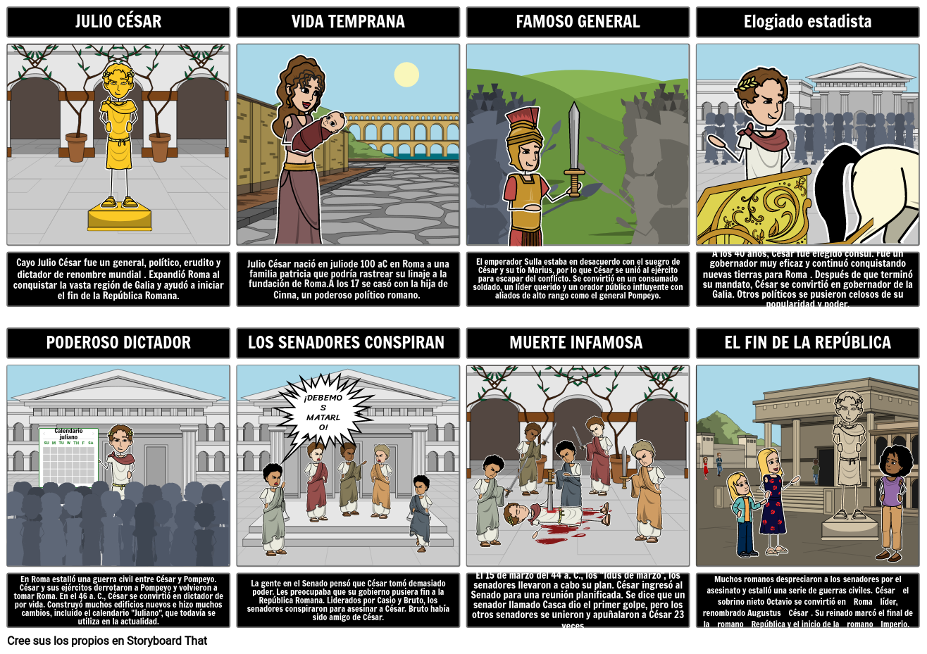 Vocabulario De La Antigua Roma Storyboard By Es Examp 6960