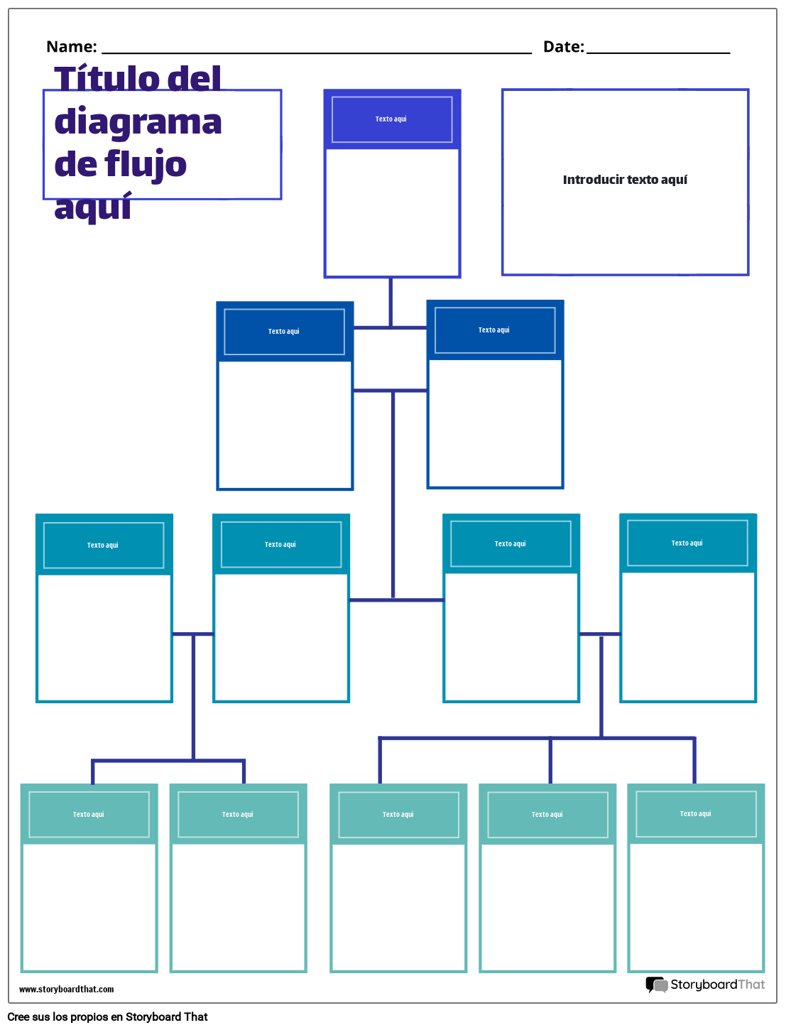 plantilla de excel de diagrama de flujo