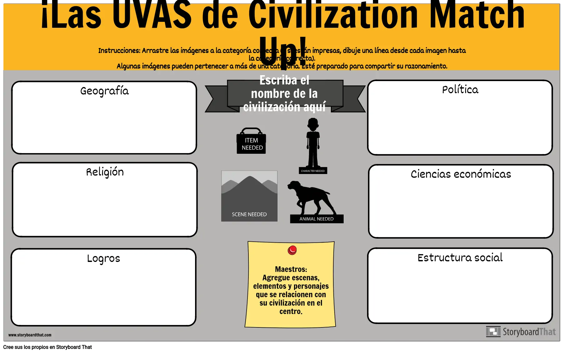 Plantilla de Emparejamiento de UVAS