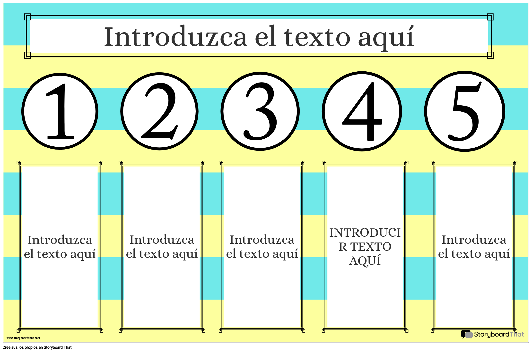 Plantilla De Póster De Columnas Storyboard Por Es Examples