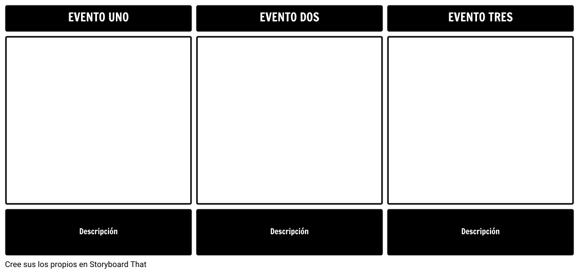 Plantilla De Secuencia De Eventos Storyboard Por Es Examples