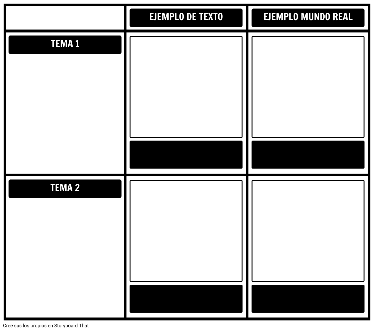 Plantilla De Tema Con Ejemplo Storyboard Por Es Examples