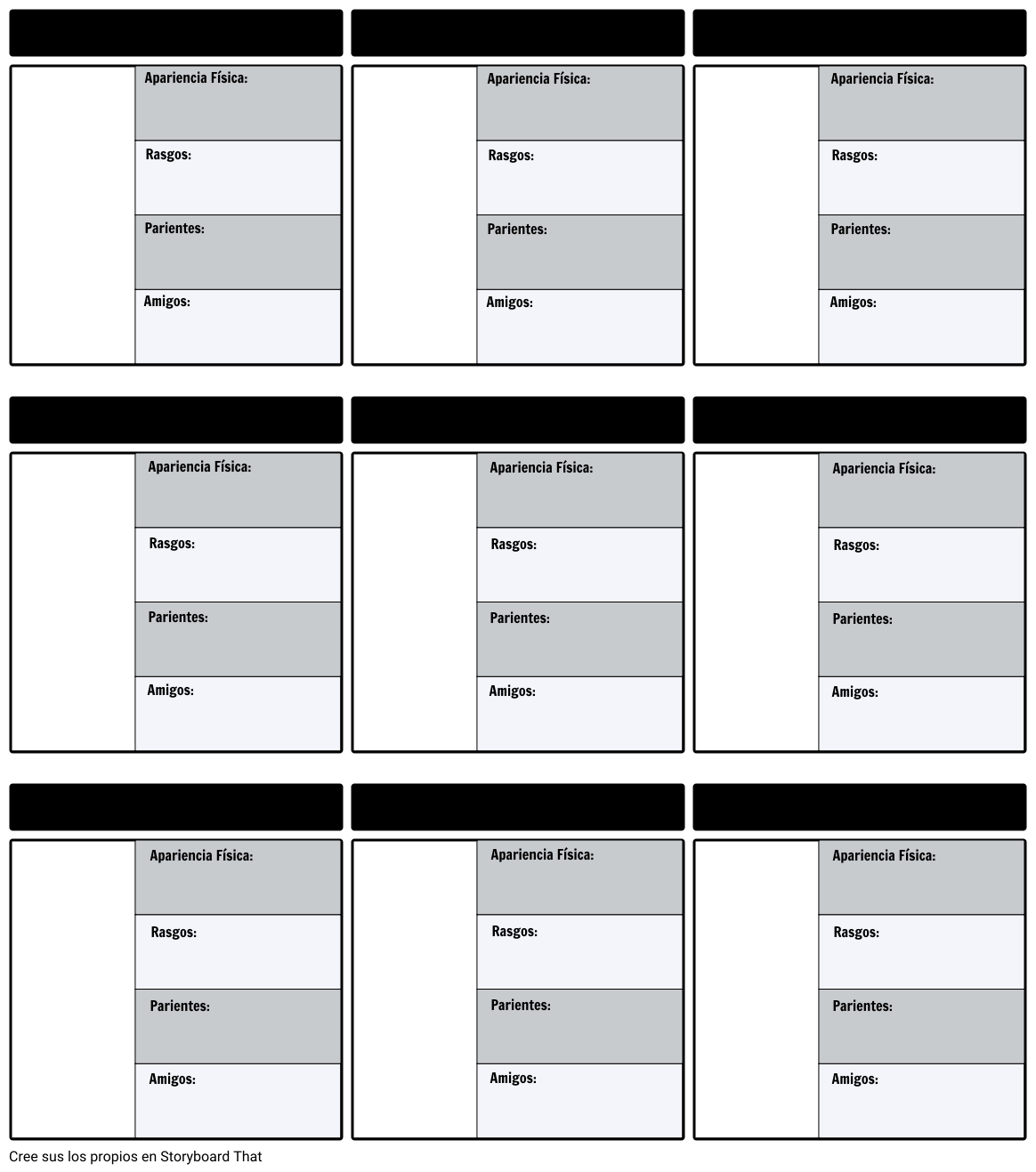 Plantilla Del Mapa De Caracteres Storyboard Av Es Examples Hot Sex Picture 4622