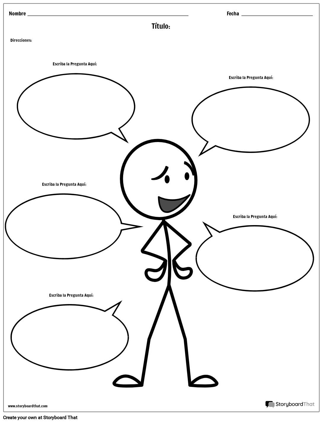 Primer D a Del Cuestionario Storyboard By Es examples