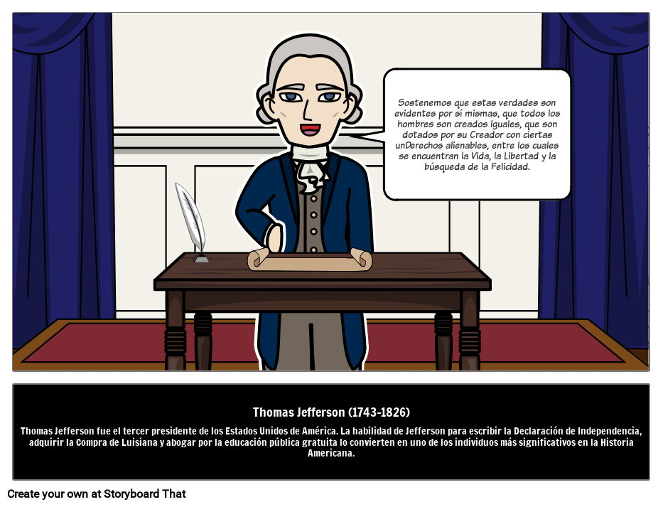 Thomas Jefferson Es examples